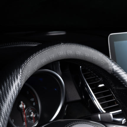 Premium Faux Leather Steering Wheel Cover – Universal 14.5 to 15 Inch Fit for Cars, SUVs (7685)