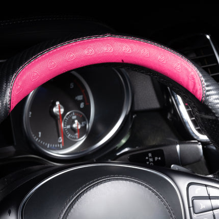 Premium Faux Leather Steering Wheel Cover – Universal 14.5 to 15 Inch Fit for Cars, SUVs (7685)