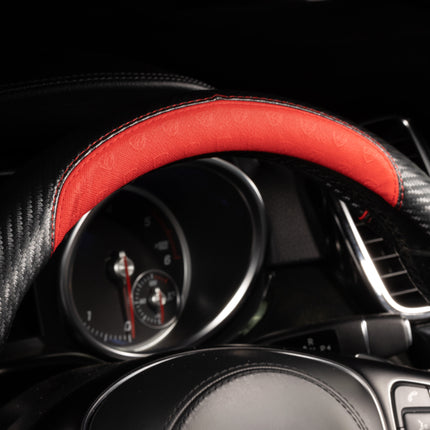 Premium Faux Leather Steering Wheel Cover – Universal 14.5 to 15 Inch Fit for Cars, SUVs (7685)