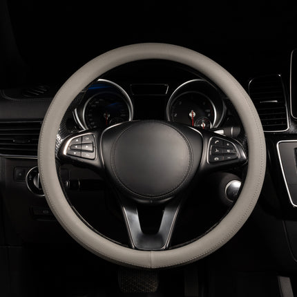 Steering Wheel Cover Faux Leather – Universal 14.5 to 15 Inch Fit for Cars, SUVs (8397)