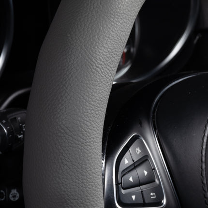 Steering Wheel Cover Faux Leather – Universal 14.5 to 15 Inch Fit for Cars, SUVs (8399)