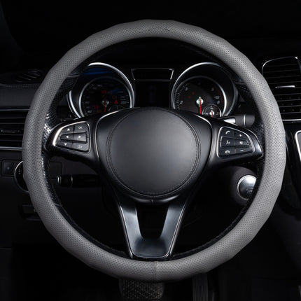 Premium Faux Leather Steering Wheel Cover – Universal 14.5 to 15 Inch Fit for Cars, SUVs (8571)