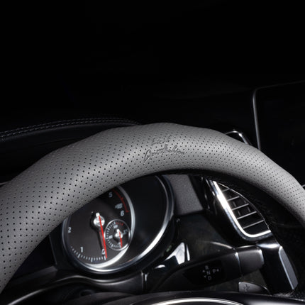 Premium Faux Leather Steering Wheel Cover – Universal 14.5 to 15 Inch Fit for Cars, SUVs (8571)