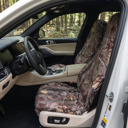 Universal Fit Seat Covers "Hunter & Fisher" Camouflage Waterproof for Cars, Auto, Trucks, SUV