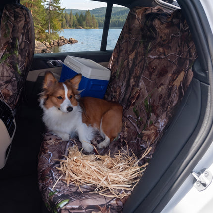 Universal Fit Seat Covers "Hunter & Fisher" Camouflage Waterproof for Cars, Auto, Trucks, SUV