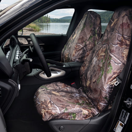 Universal Fit Seat Covers "Hunter & Fisher" Camouflage Waterproof for Cars, Auto, Trucks, SUV