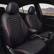Black with Red Stiching