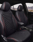 Black with Red Stiching