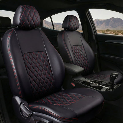Custom Fit Seat Covers For Toyota corolla 2018-2024 LE, SE (Not for Hybrid) - "Turin Diamond"