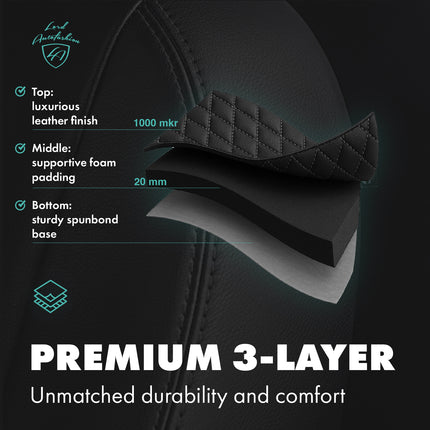 Custom Fit Seat Covers For Toyota corolla 2018-2024 LE, SE (Not for Hybrid) - "Turin Diamond"