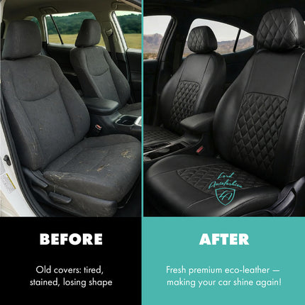 Custom Fit Seat Covers For Toyota corolla 2018-2024 LE, SE (Not for Hybrid) - "Turin Diamond"