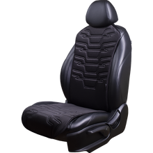 Load image into Gallery viewer, Cape &quot;Fort&quot; For 1 Seat, Velour Athena Black / Black
