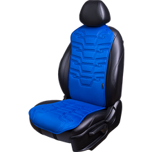 Load image into Gallery viewer, Cape &quot;Fort&quot; For 1 Seat, Velour Athena Blue / Blue
