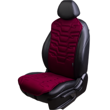 Load image into Gallery viewer, Cape &quot;Fort&quot; For 1 Seat, Velour Athena Burgundy / Dark burgundy
