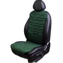 Load image into Gallery viewer, Cape &quot;Fort&quot; For 1 Seat, Velour Athena Green / Dark green
