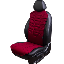 Load image into Gallery viewer, Cape &quot;Fort&quot; For 1 Seat, Velour Athena Red / Dark red
