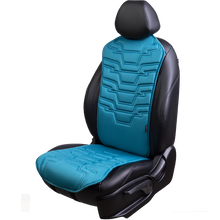 Load image into Gallery viewer, Cape &quot;Fort&quot; For 1 Seat, Velour Athena Turquoise / Dark turquoise

