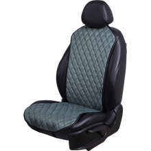 Load image into Gallery viewer, Cape &quot;Kair Lux&quot; For 1 Seat, Velour Green / Gray
